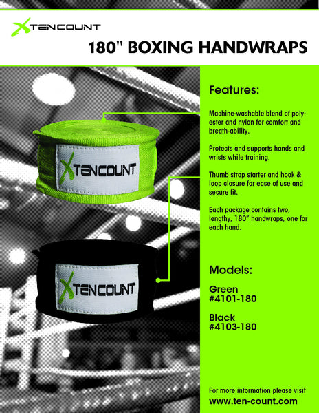 Professional 180" Handwraps